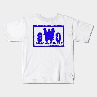 Snyder World Order (sWo - Blue Logo) Kids T-Shirt